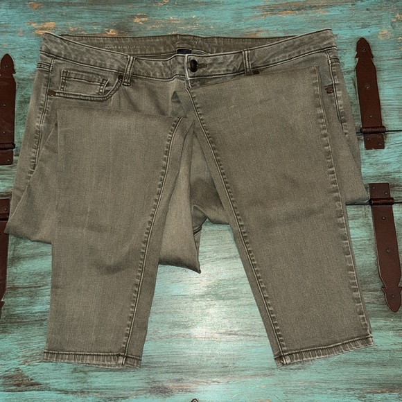 Lane Bryant Super Stretch Skinny Green Jeans. Size 20 - Picture 12 of 14